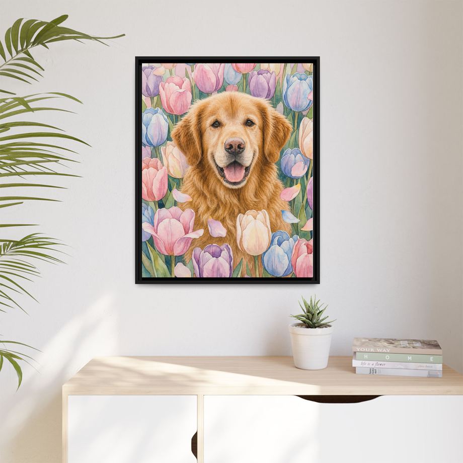 Framed 24x30 Black context