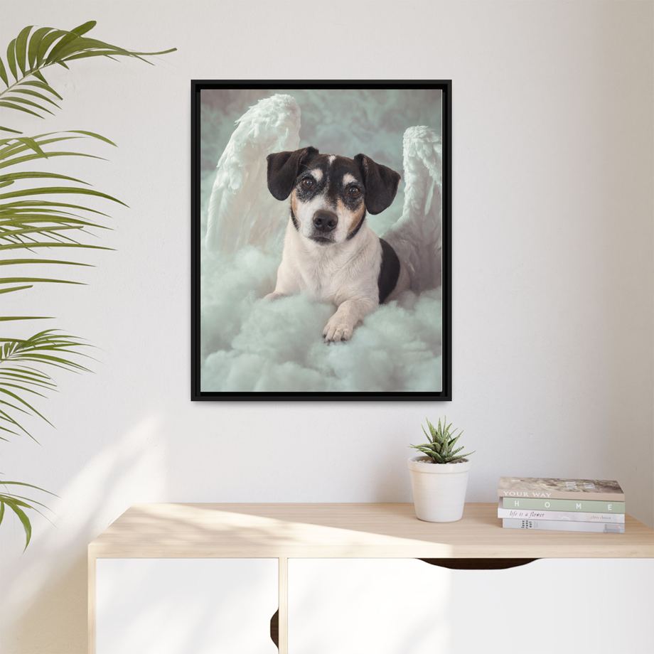 Framed 24x30 Black context