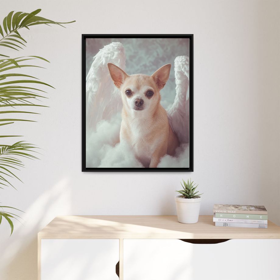 Framed 24x30 Black context