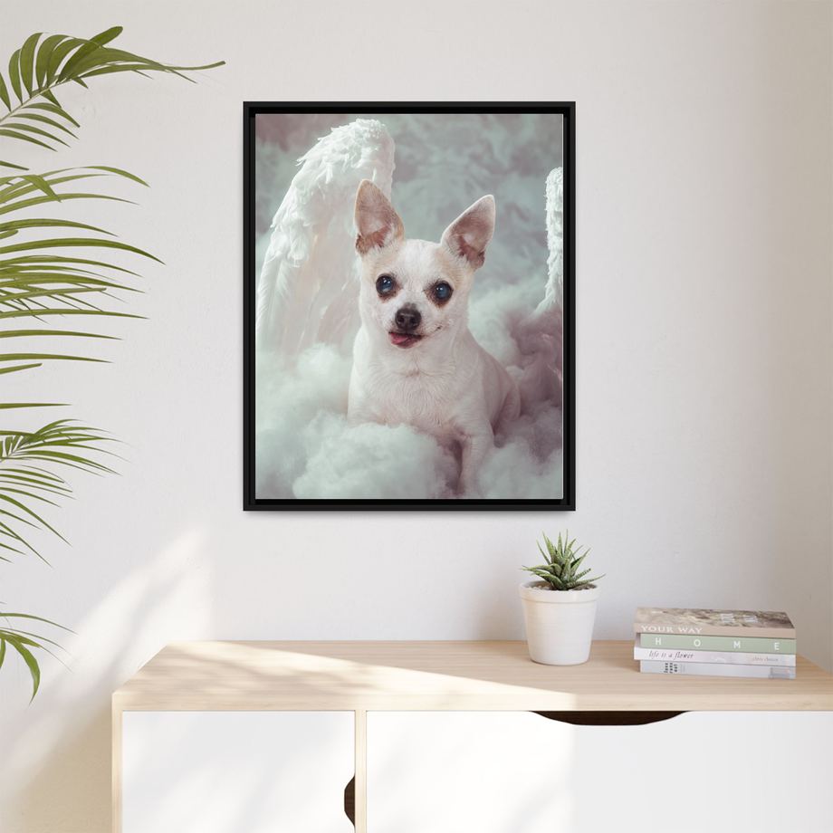 Framed 24x30 Black context