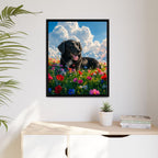 Framed 24x30 Black context