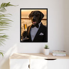 Framed 24x30 Black context