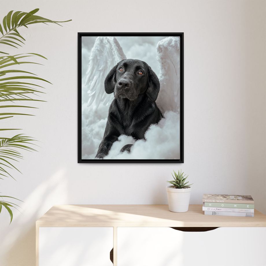 Framed 24x30 Black context