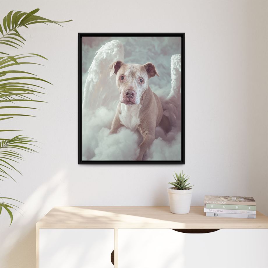 Framed 24x30 Black context