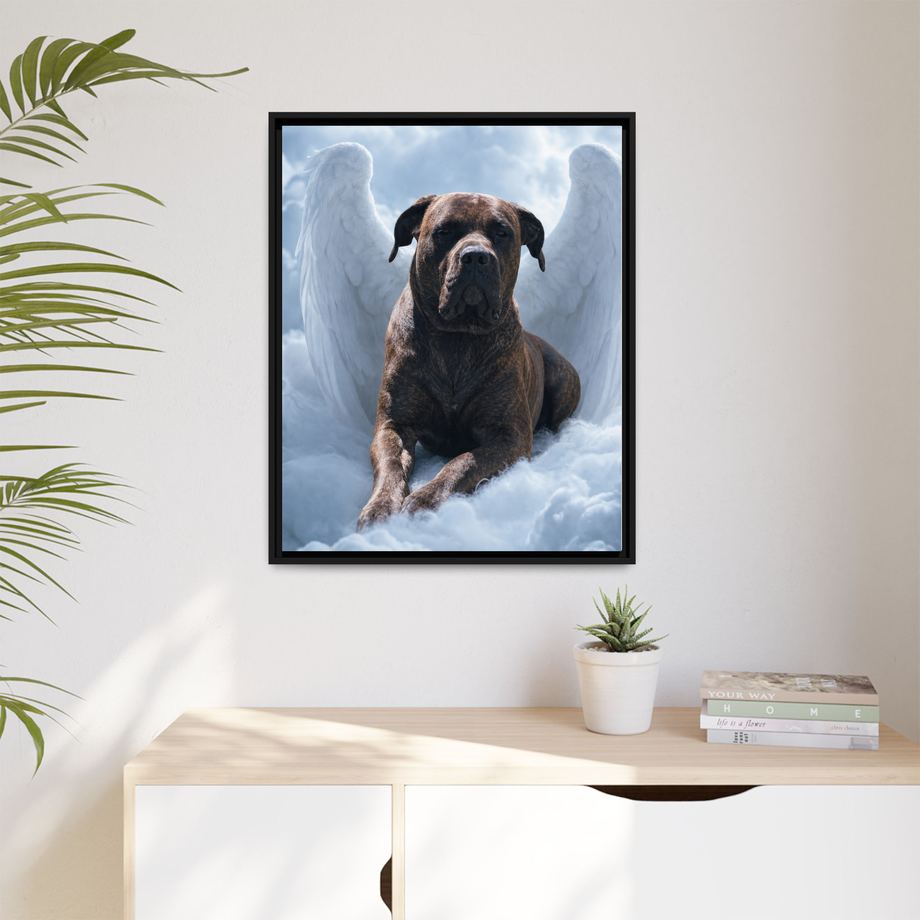 Framed 24x30 Black context