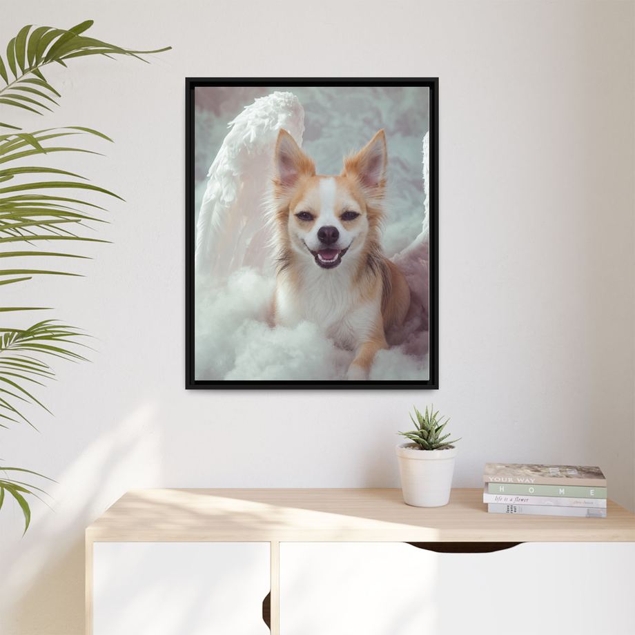 Framed 24x30 Black context