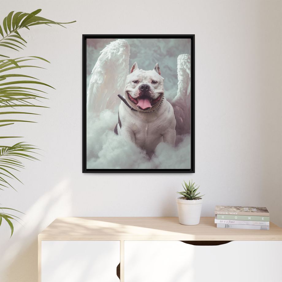 Framed 24x30 Black context