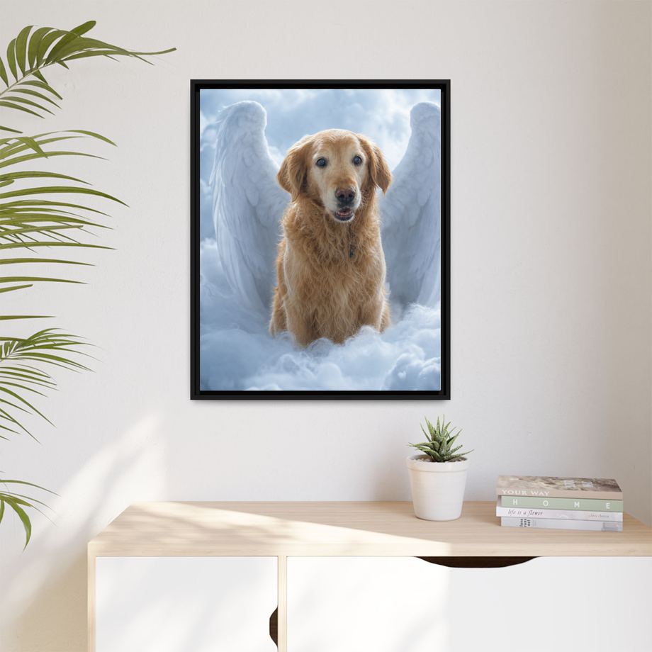 Framed 24x30 Black context