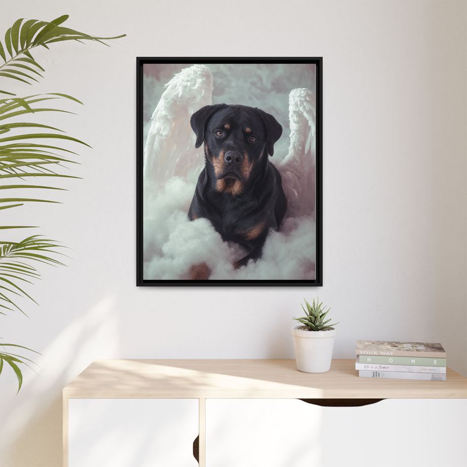 Framed 24x30 Black context