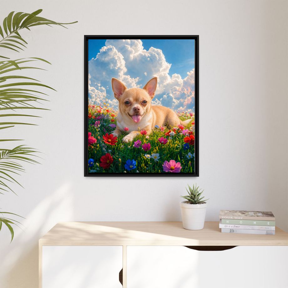 Framed 24x30 Black context