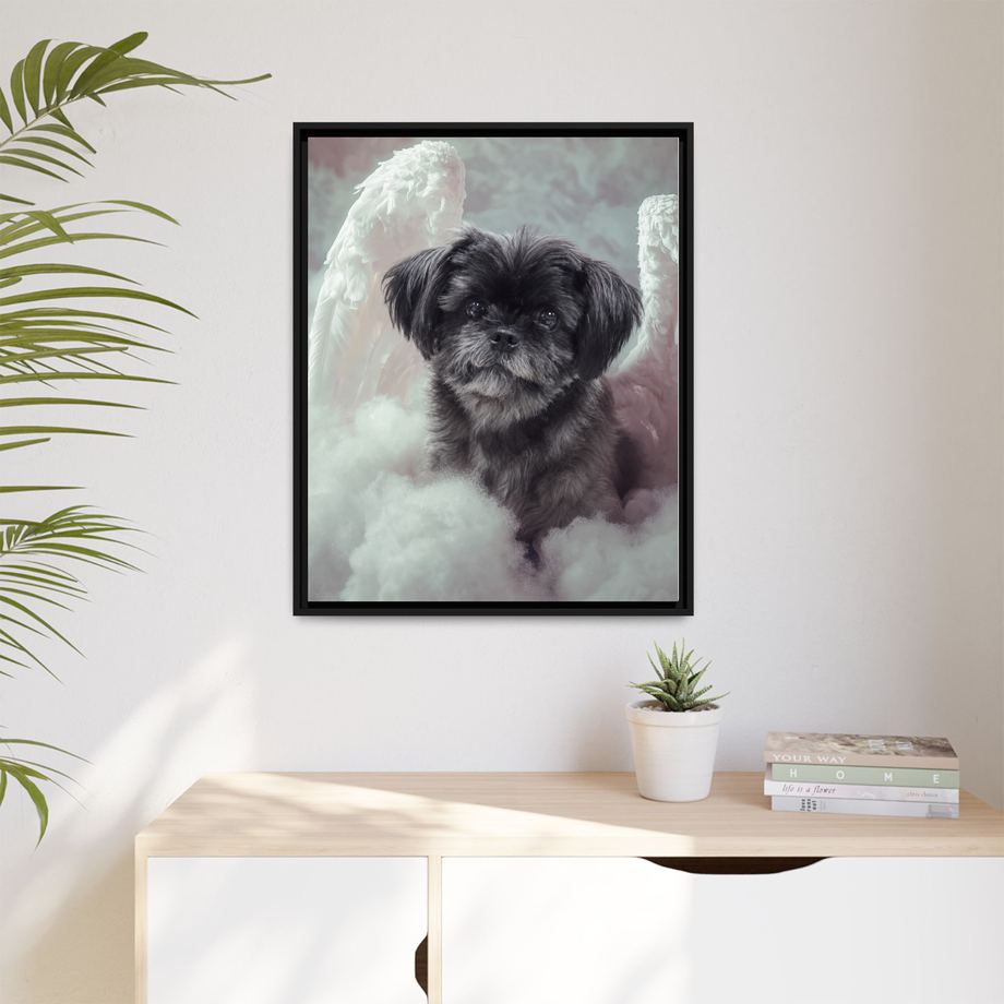 Framed 24x30 Black context