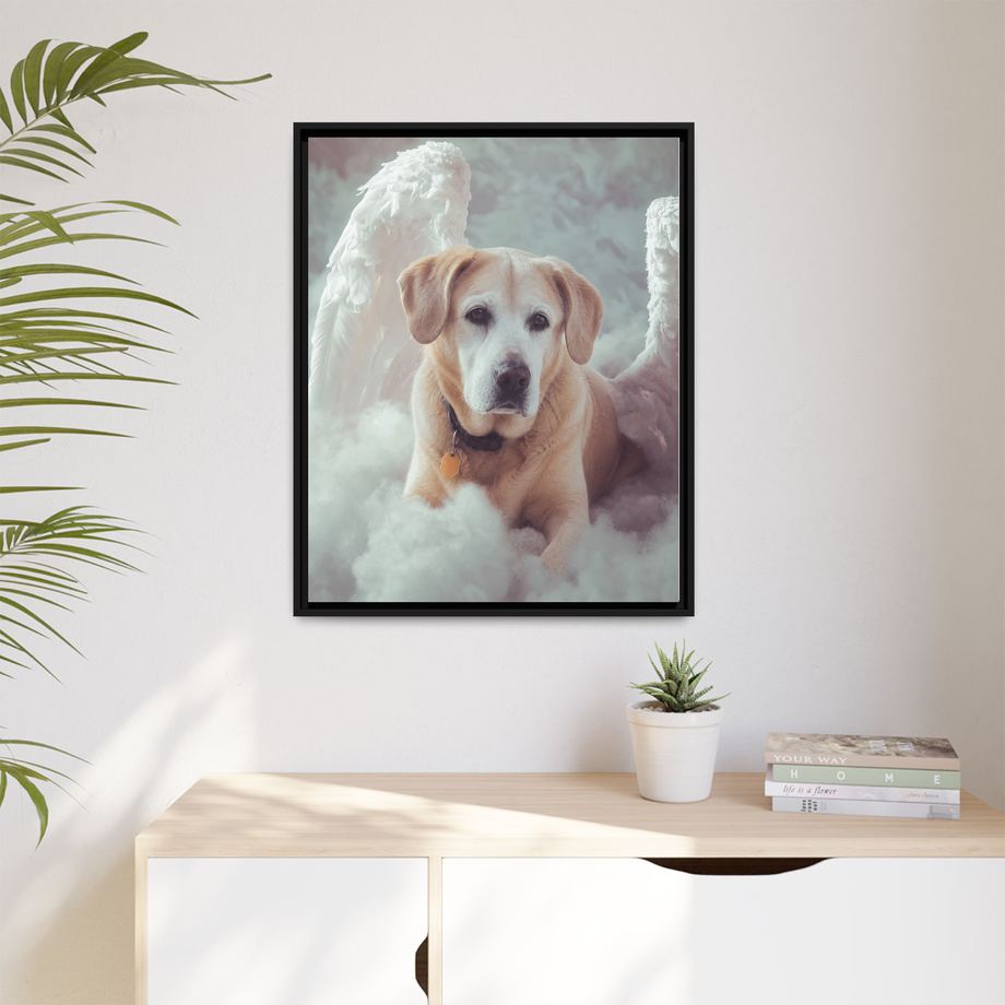 Framed 24x30 Black context