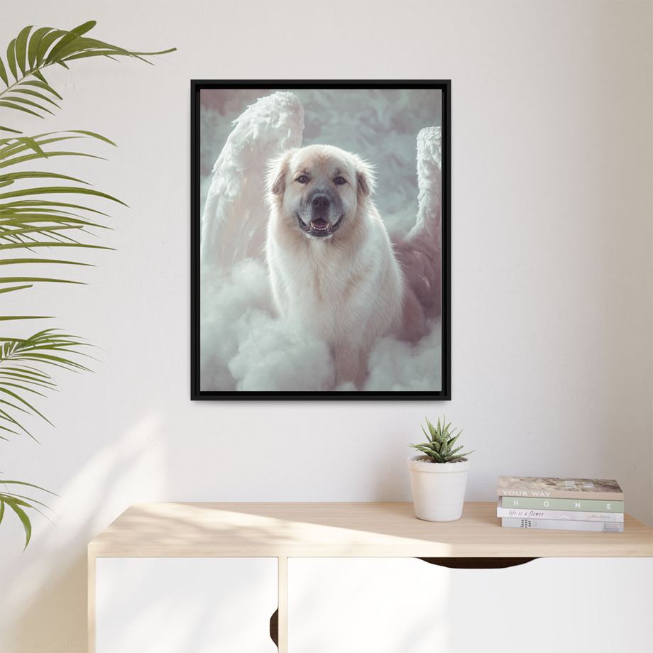 Framed 24x30 Black context
