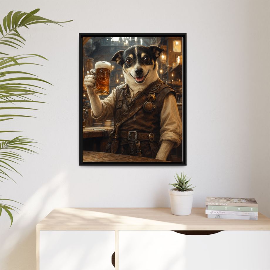 Framed 24x30 Black context