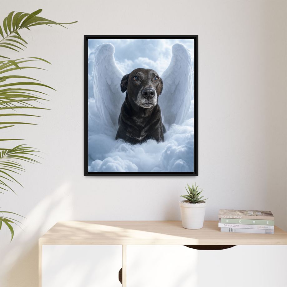 Framed 24x30 Black context