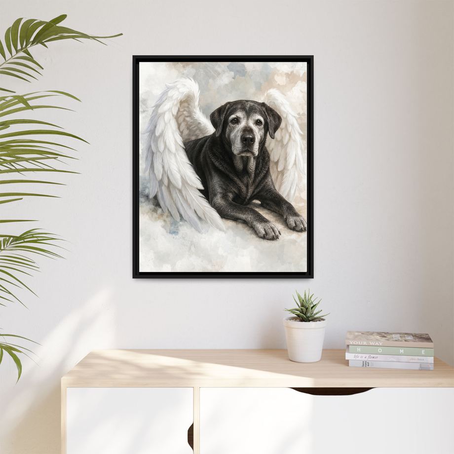 Framed 24x30 Black context