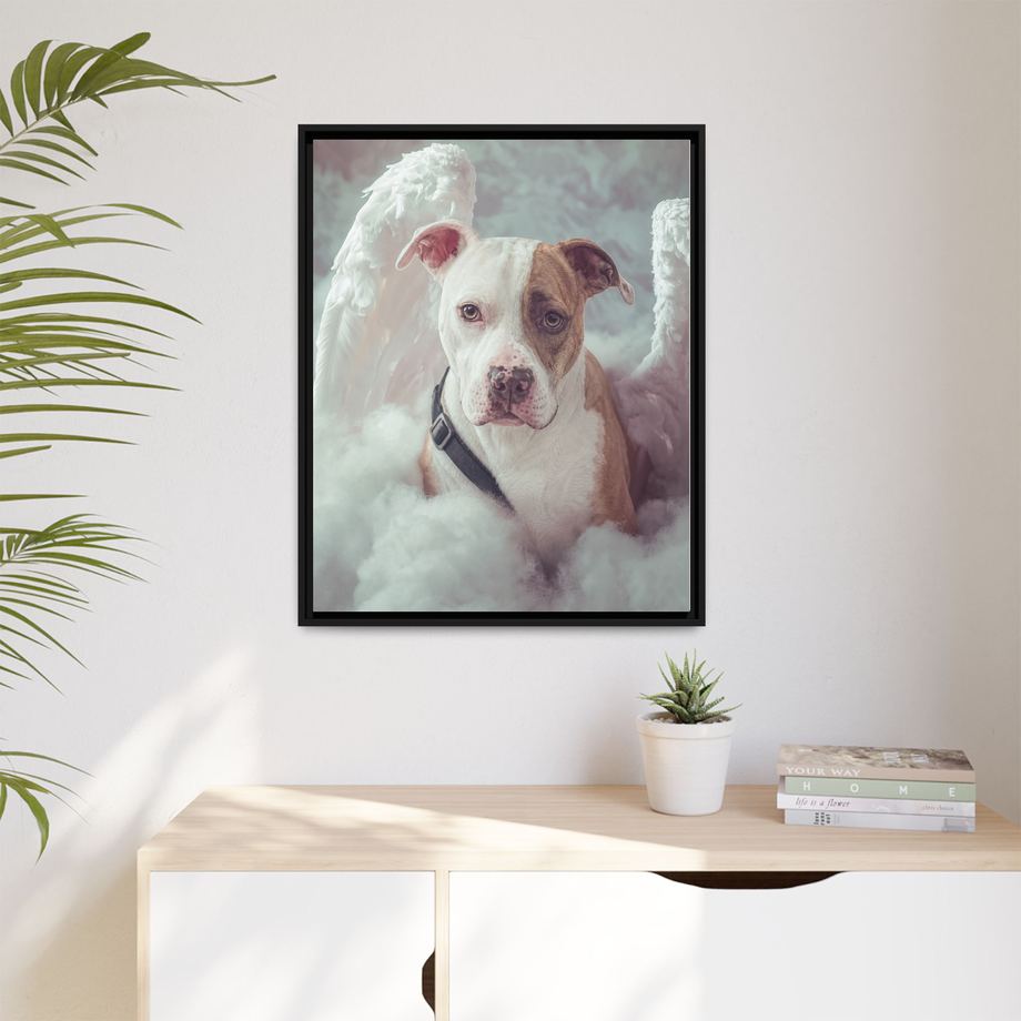 Framed 24x30 Black context