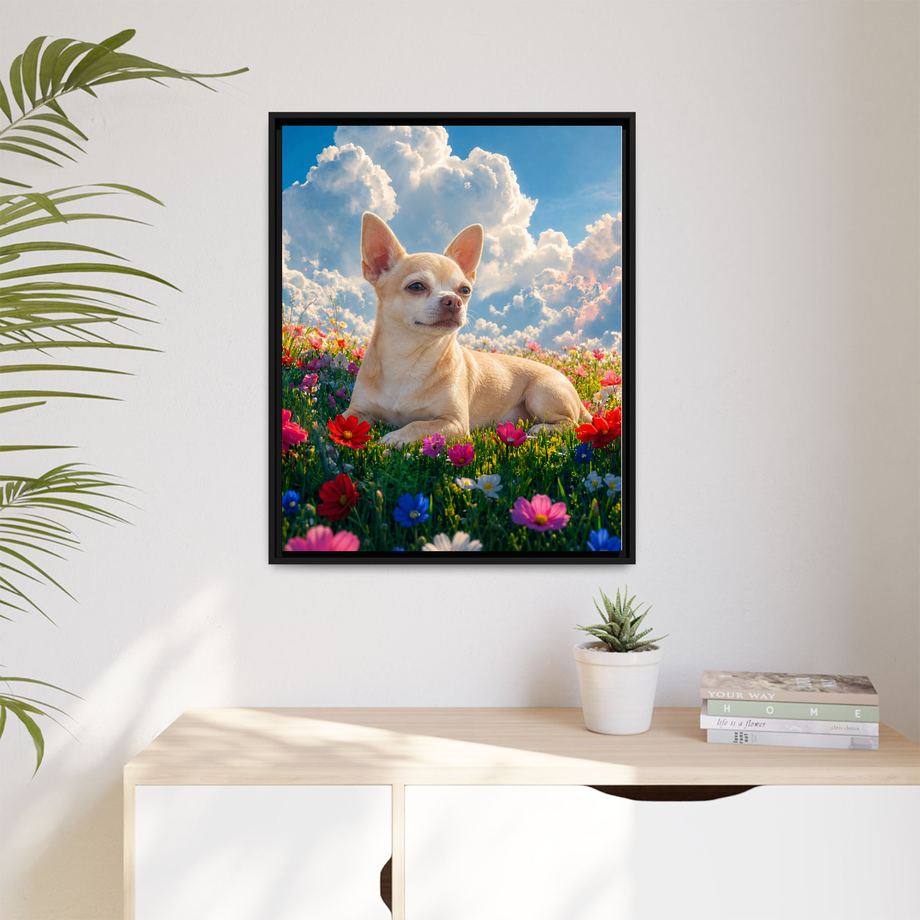Framed 24x30 Black context