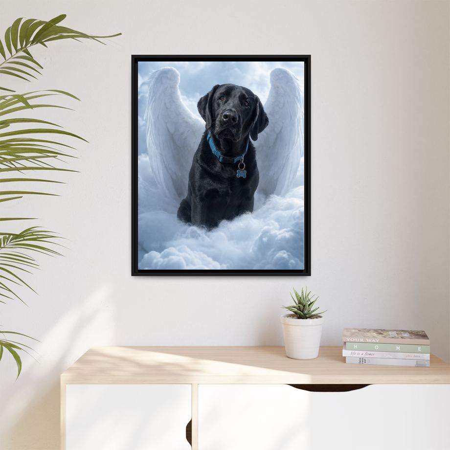 Framed 24x30 Black context
