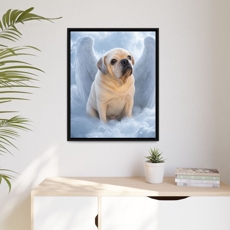 Framed 24x30 Black context