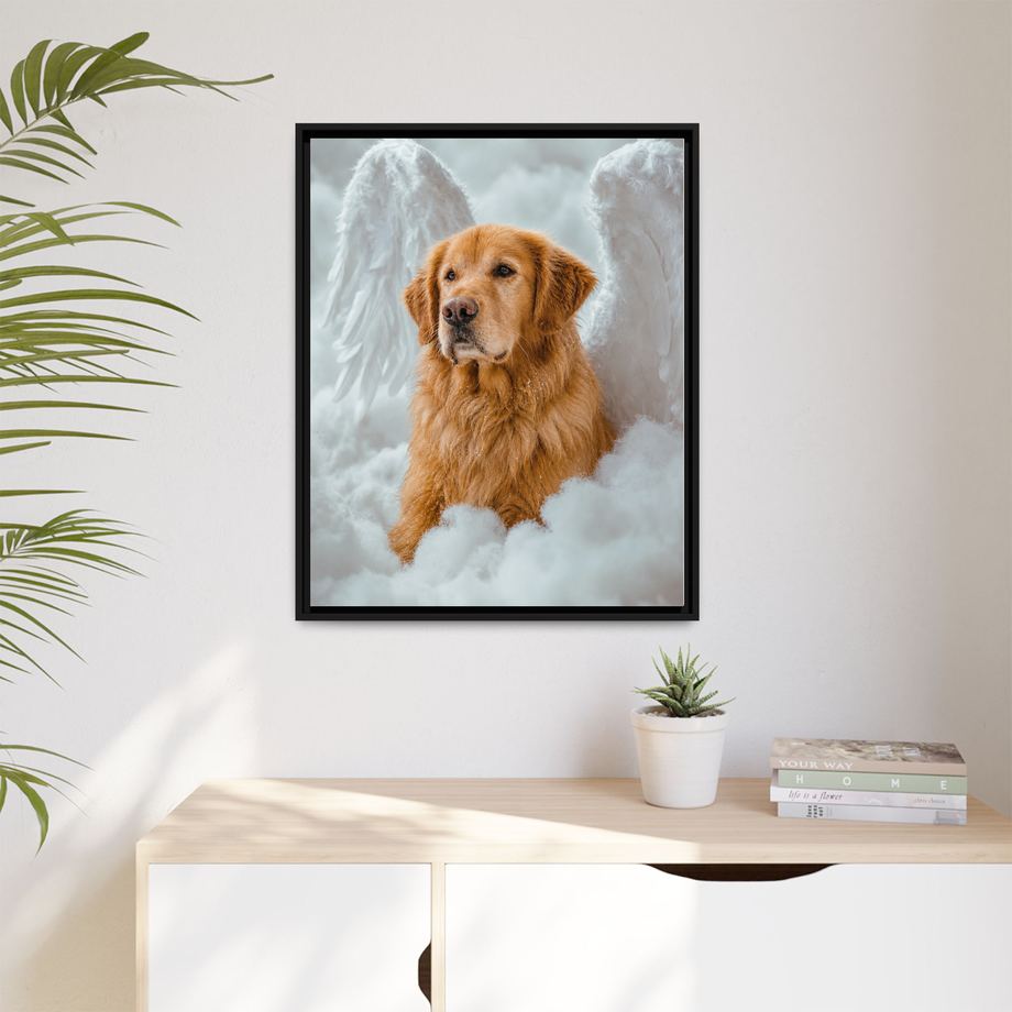 Framed 24x30 Black context