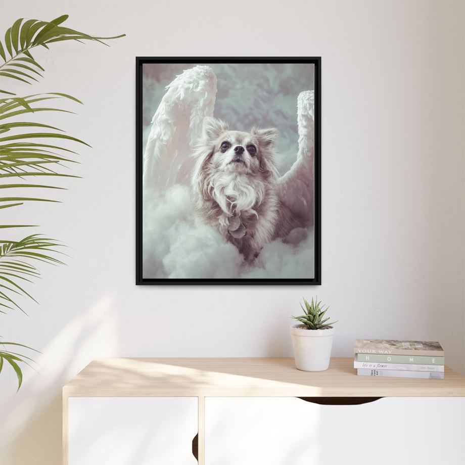 Framed 24x30 Black context
