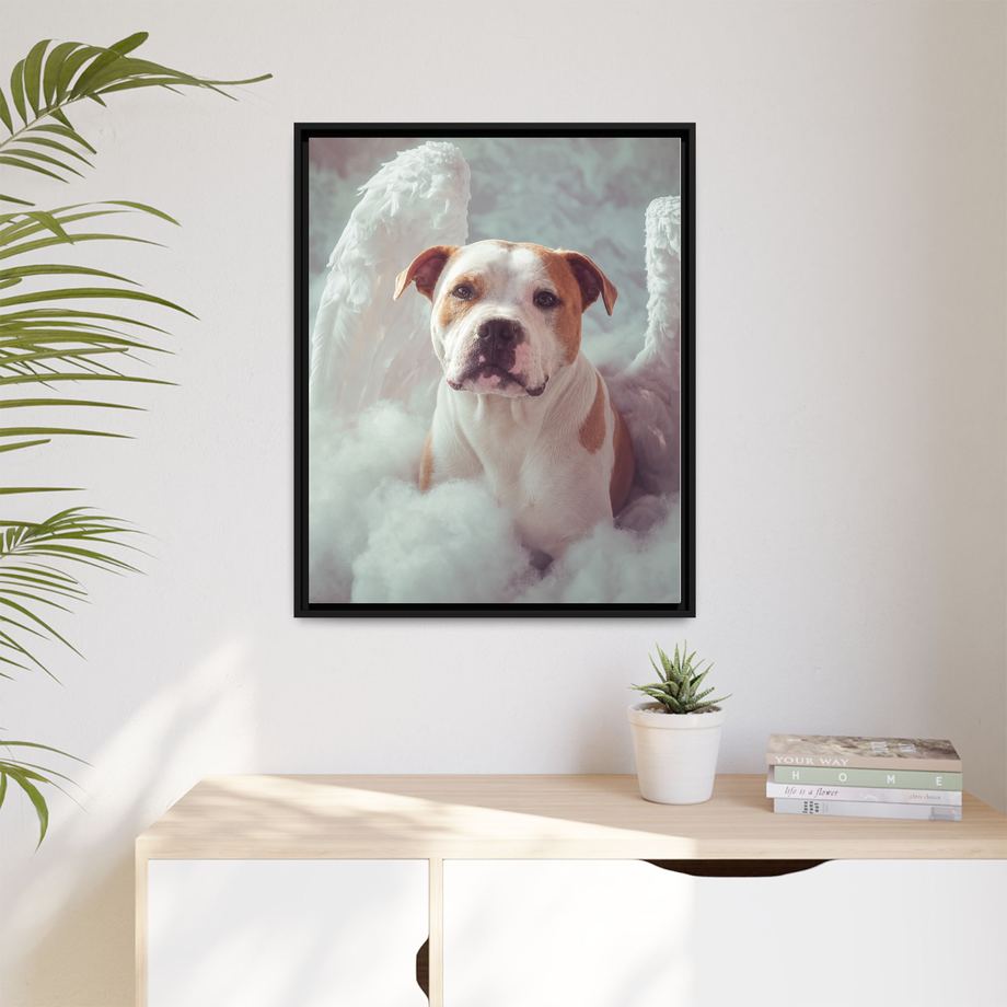 Framed 24x30 Black context