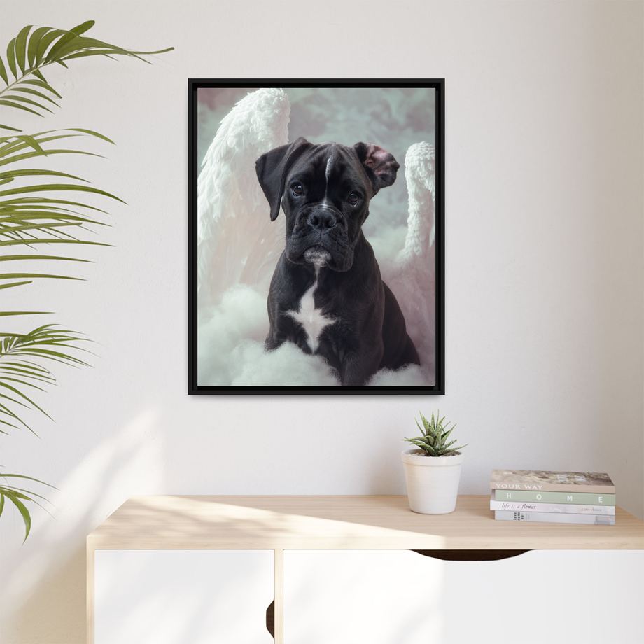 Framed 24x30 Black context
