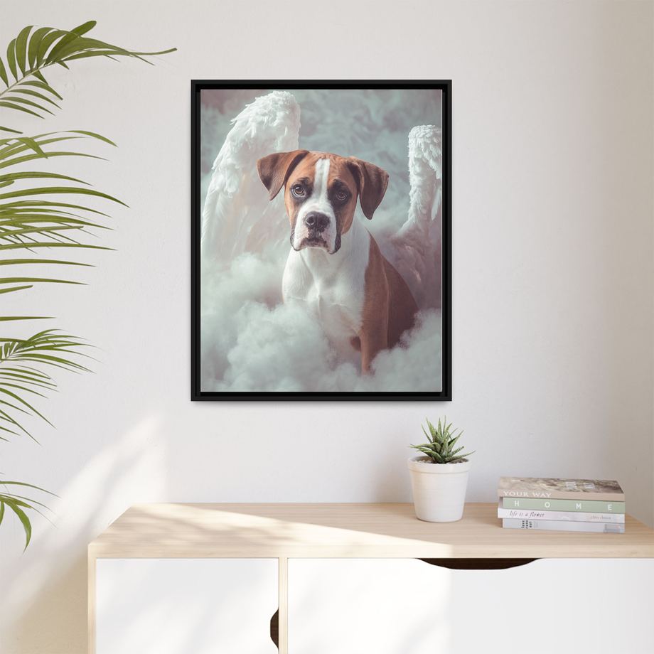 Framed 24x30 Black context