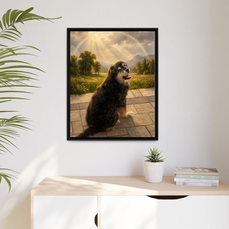 Framed 24x30 Black context