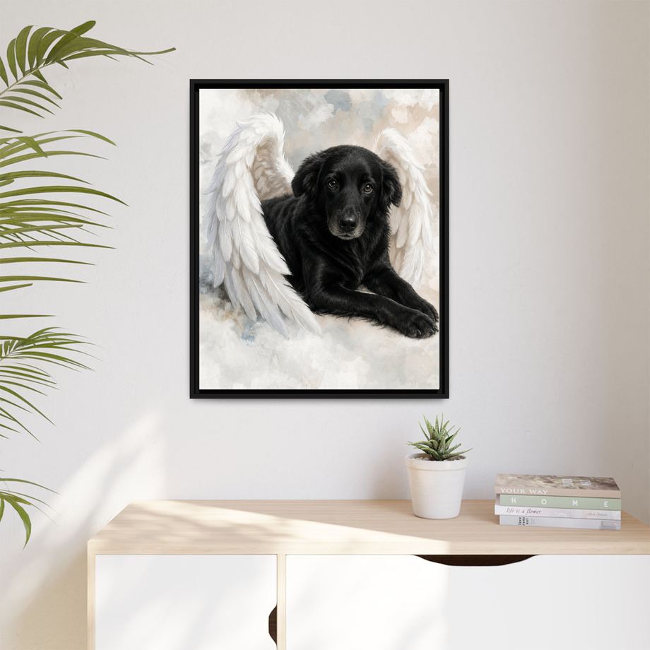 Framed 24x30 Black context