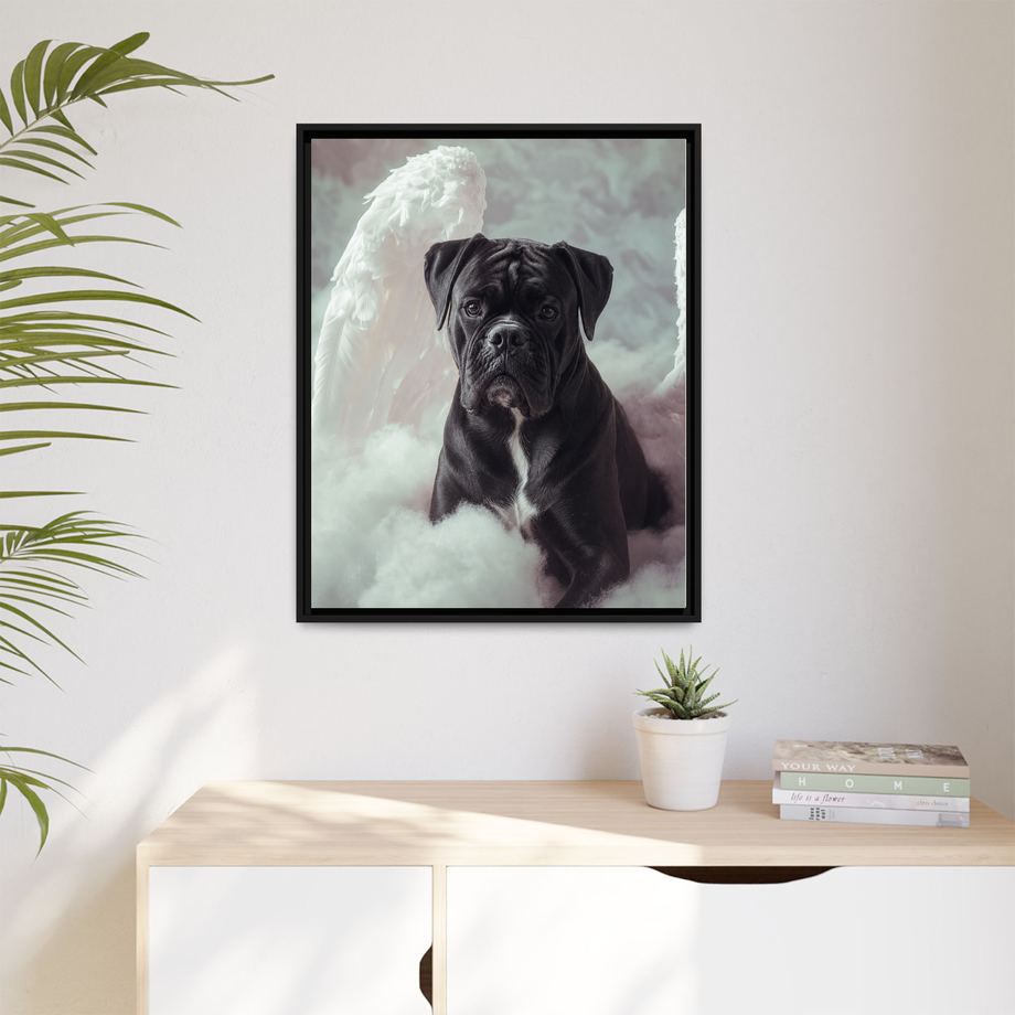 Framed 24x30 Black context