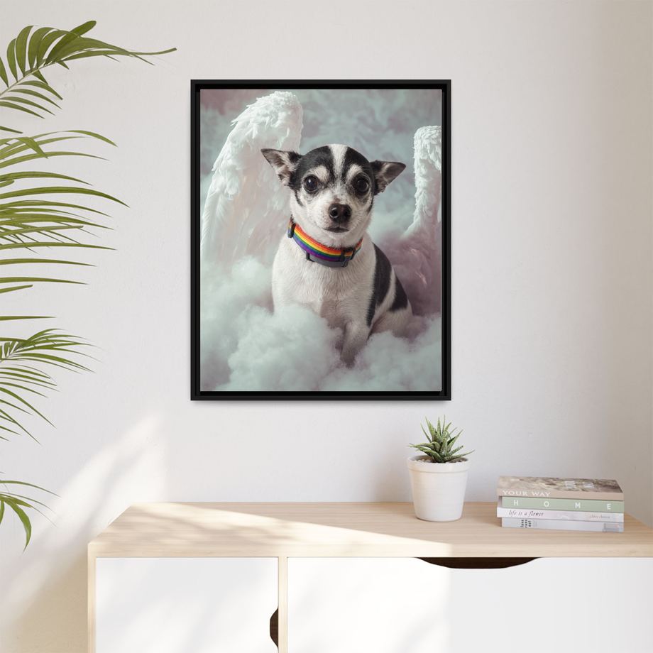 Framed 24x30 Black context