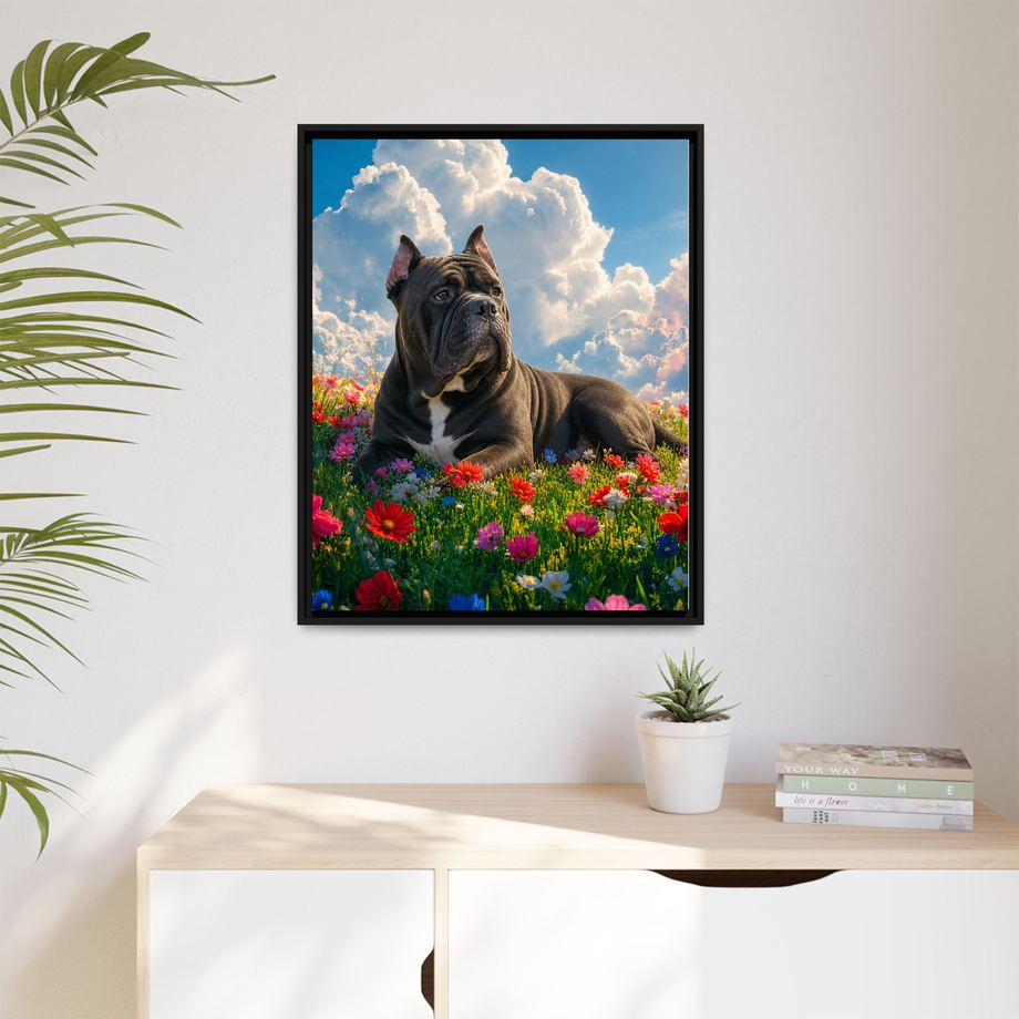 Framed 24x30 Black context