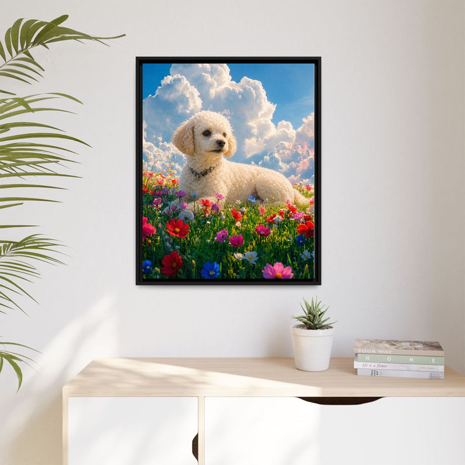 Framed 24x30 Black context