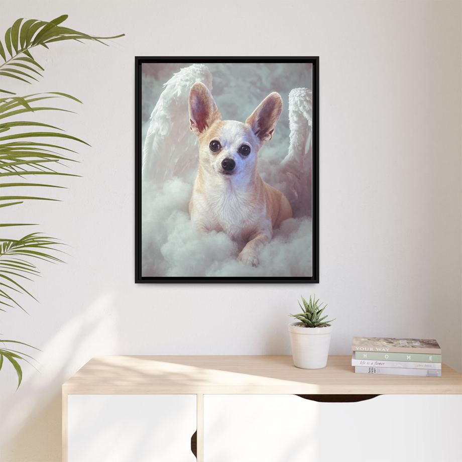 Framed 24x30 Black context