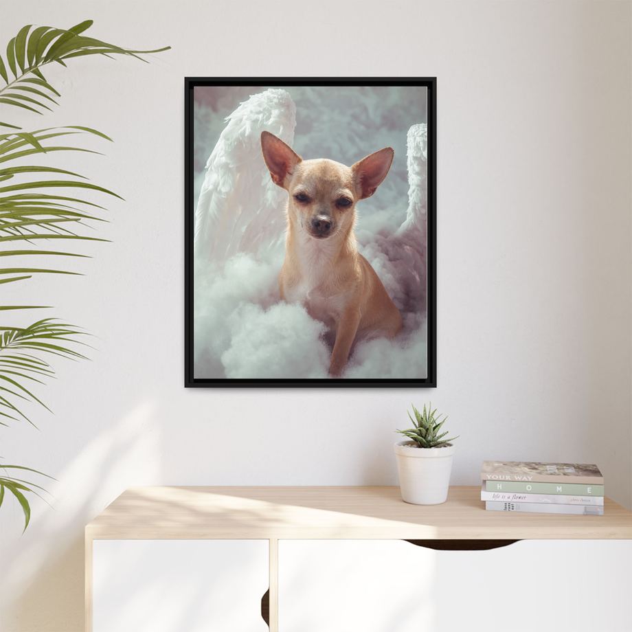 Framed 24x30 Black context