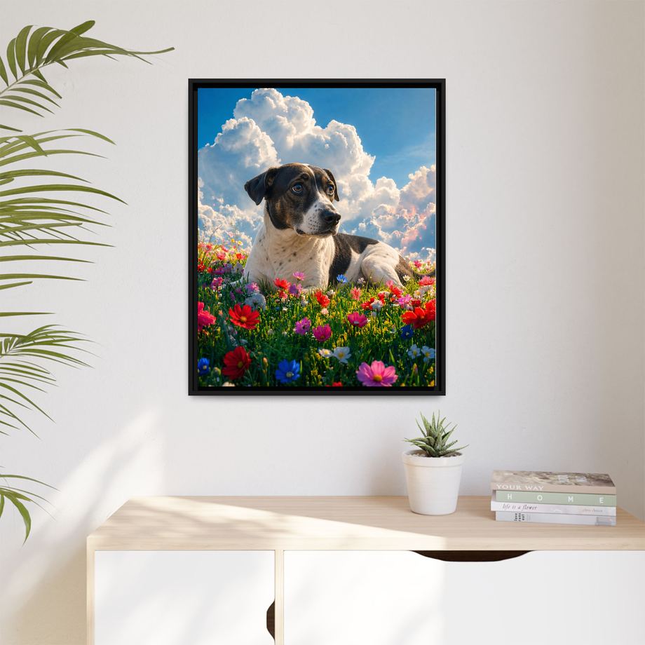 Framed 24x30 Black context