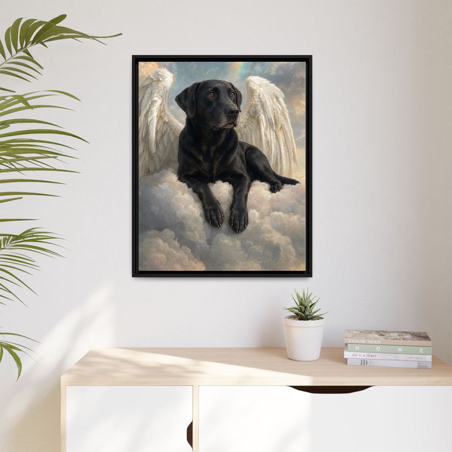 Framed 24x30 Black context