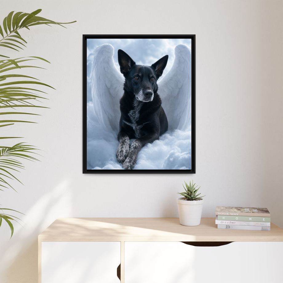 Framed 24x30 Black context
