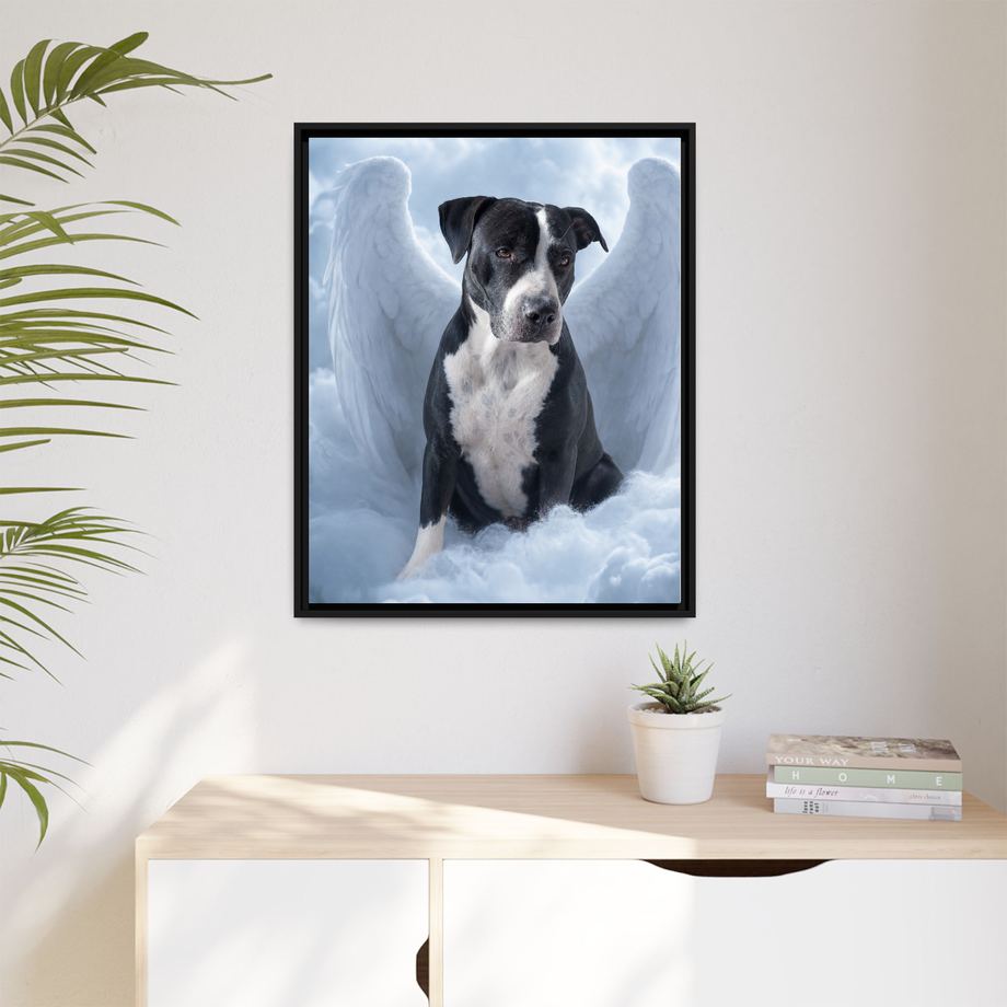 Framed 24x30 Black context