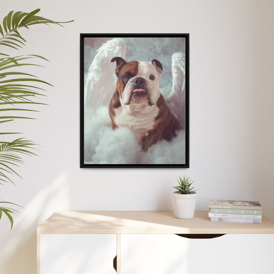 Framed 24x30 Black context