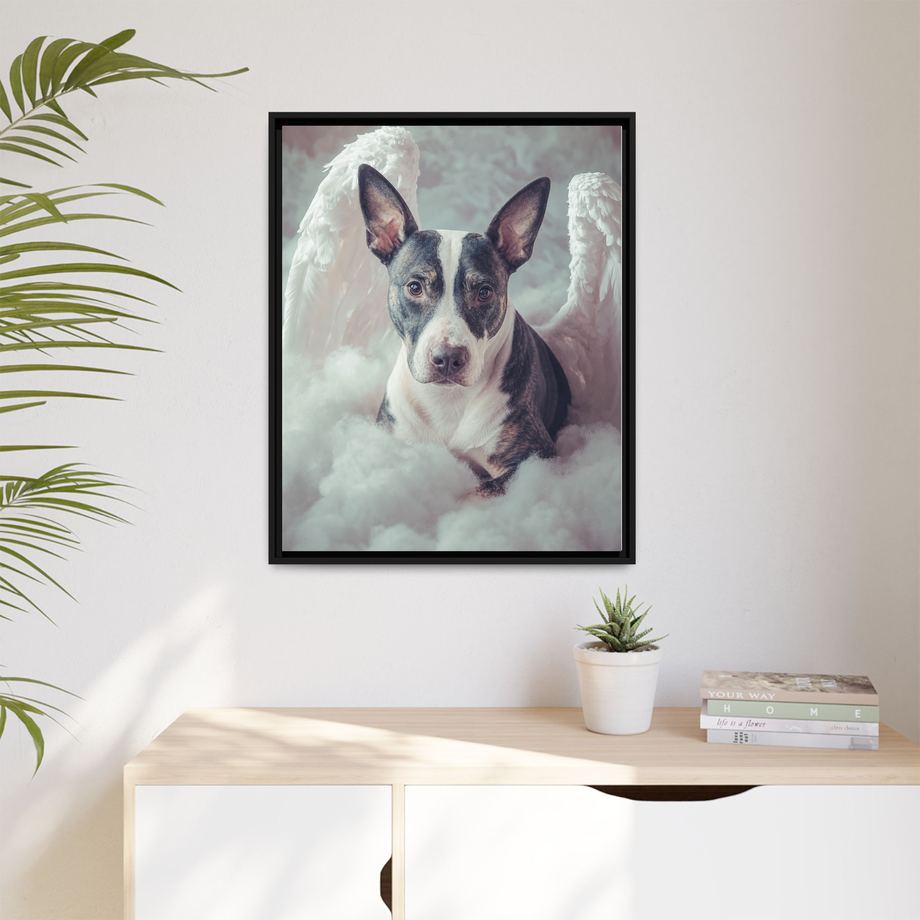 Framed 24x30 Black context