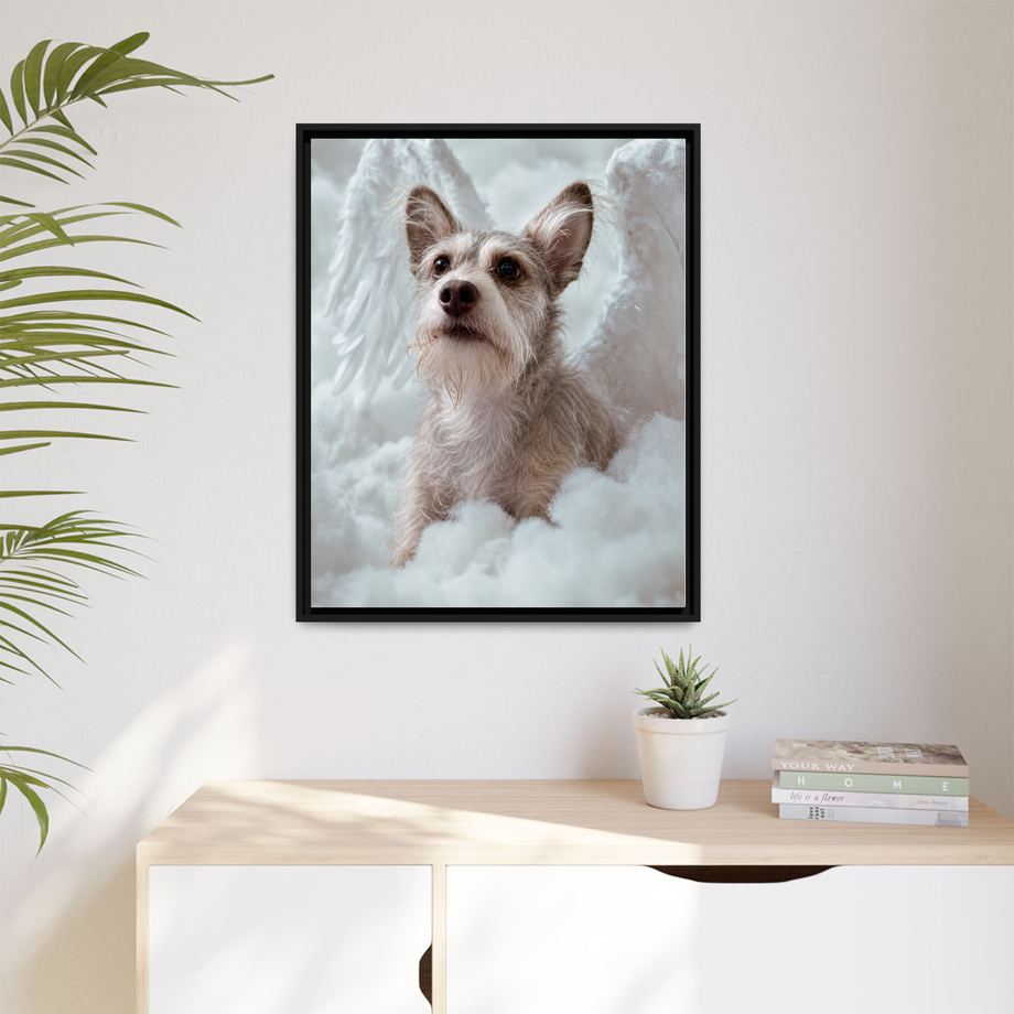 Framed 24x30 Black context