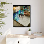 Framed 24x30 Black context