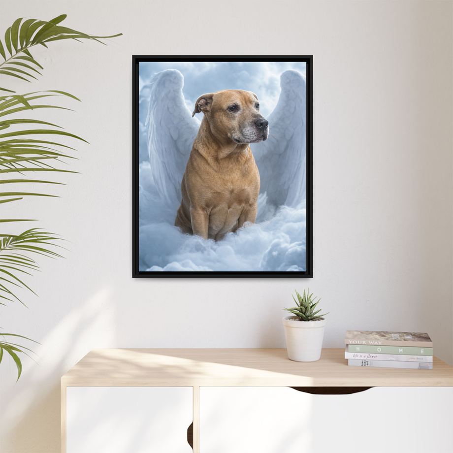 Framed 24x30 Black context