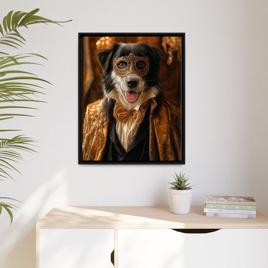 Framed 24x30 Black context