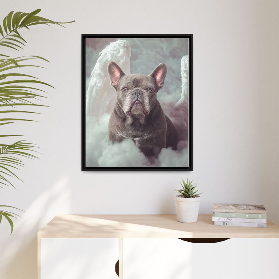 Framed 24x30 Black context