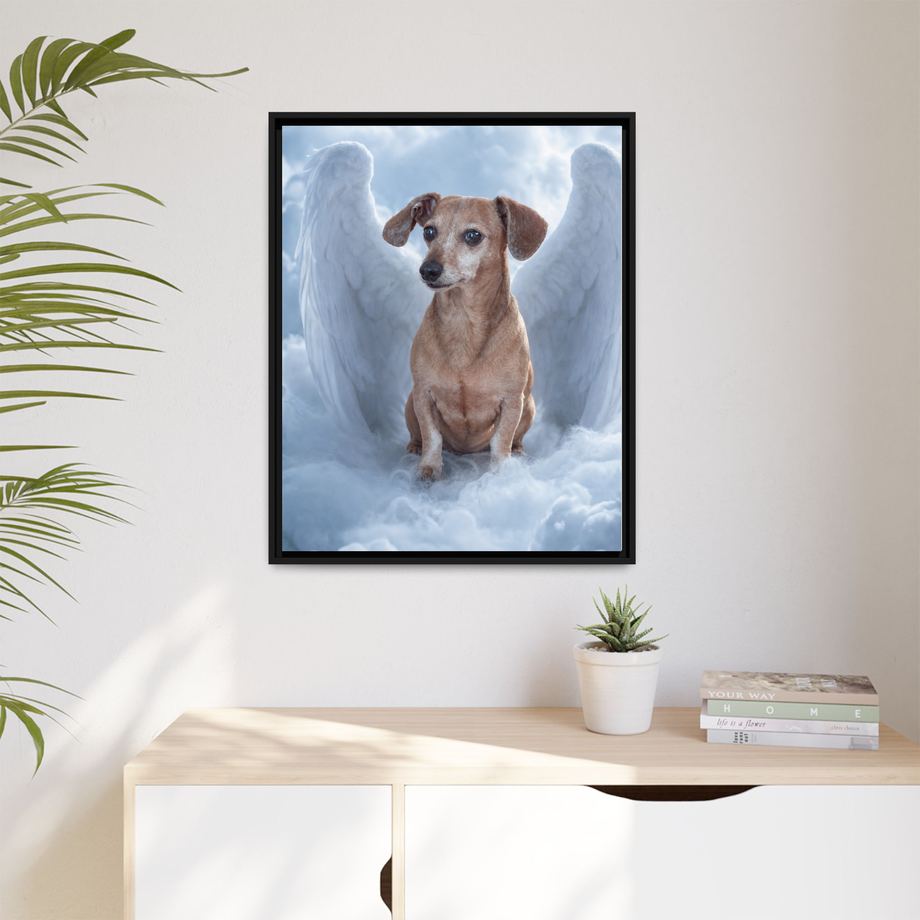 Framed 24x30 Black context