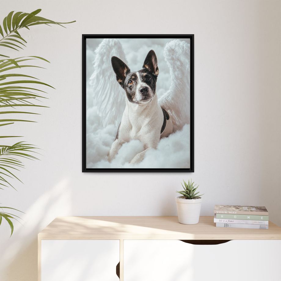 Framed 24x30 Black context